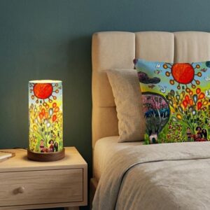Lamp and Pillowcases "Viktoria"