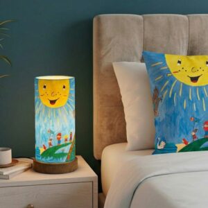 Lamp and Pillowcases "Sona"