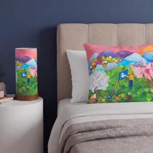 Lamp and Pillowcases "Lilia"