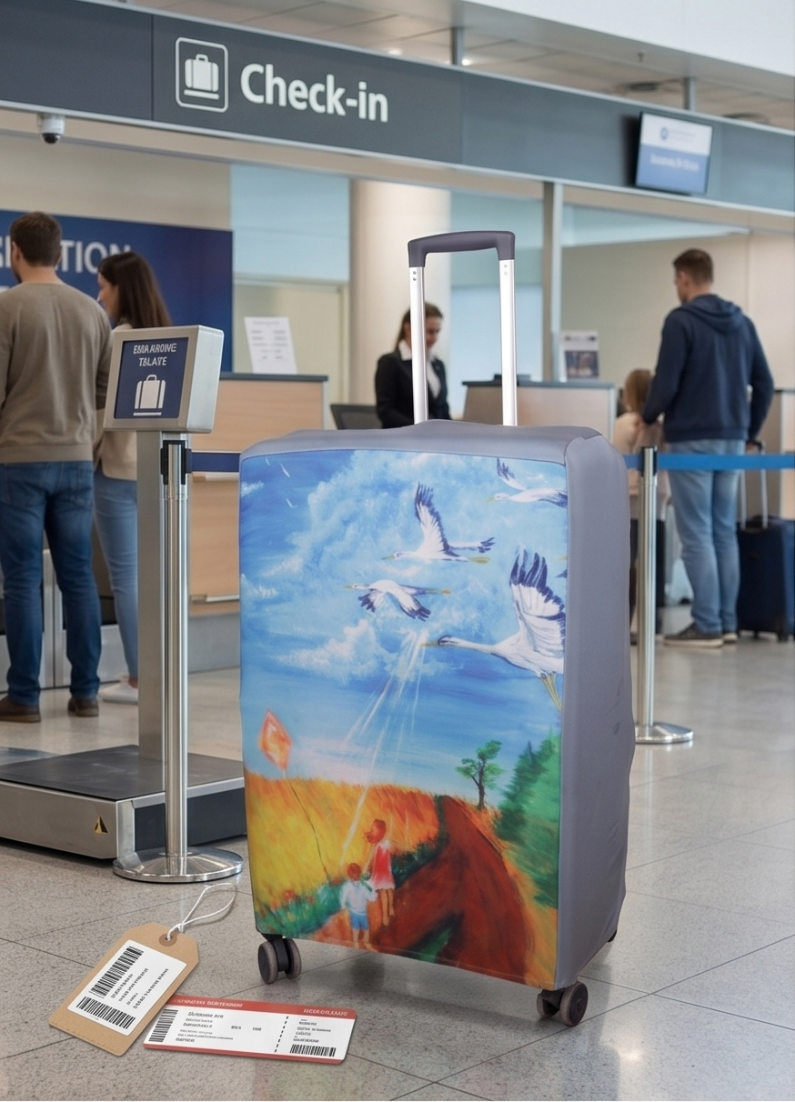 Suitcase Protective Cover "Luna" - Image 2